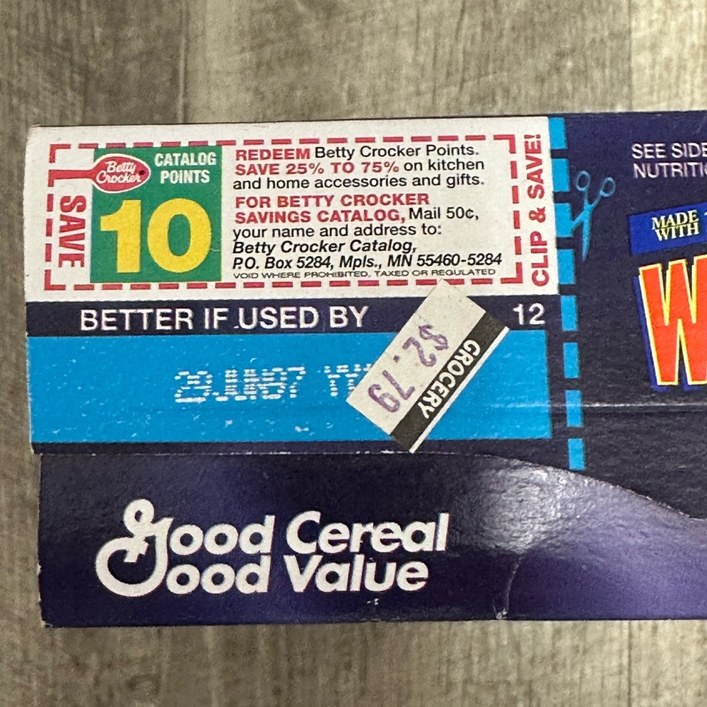 Wheaties Cereal Dan O’Brien USA Olympic Gold Medal Medalist 1996 Original Box - Picture 7 of 7